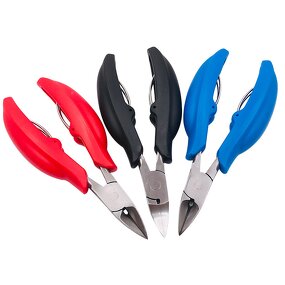 Custom Logo Stainless Steel Premium Quality Cuticle Nail Nipper Professional Sharp Cuticle Nail Nipper with PP Handle