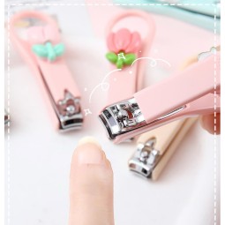Cartoon Creative Fruit Flower Nail Clipper Cute Mini Nail Clipper Household Nail Clipper Manicure Pedicure Tool