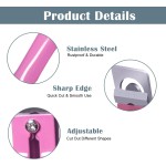 Fake Nail Cutter Acrylic Nail Cutter Rust-Proof Stainless Steel Nail Clipper Manicure Tool