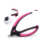 2023 New Professional Acrylic Nail Cutter Trimmer Nail Art Tool Acrylic Nail Cutter with Silicone Handle