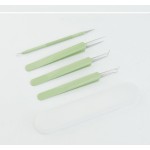 Acne Blackhead Extractor Tweezers 4 Pcs/Set Beauty Facial Health Salon Blackhead Removal Pimple Needle Tool No Reviews