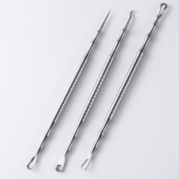 Premium Stainless Steel Blackhead Removal Tool Extractor Dual-End Pimple Acne Tool Blemish Extractor