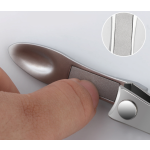 Large Stainless Steel Nail Clipper Straight Edge Nail Cuticle Nipper