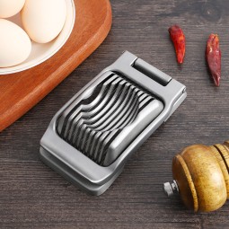 2024 New Wholesale Aluminum & Stainless Steel Wire Egg Slicer Dishwasher Safe Metal Egg Slicer