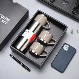 Wholesale 304 Stainless Steel Vacuum Insulated Cup with Portable Tote Bag & Gift Box Set Printed Logo Water Function