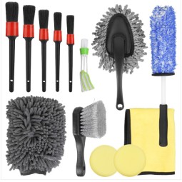 Wholesale Air Vent Engine Interior Cleaning Brush Boar Hair Brush Head Hair Brush Car Beauty Plastic