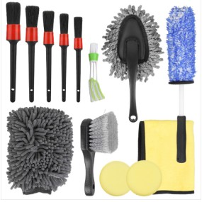 Wholesale Air Vent Engine Interior Cleaning Brush Boar Hair Brush Head Hair Brush Car Beauty Plastic