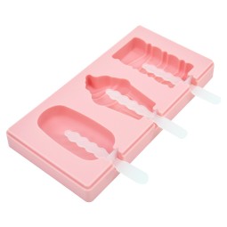 Silicone DIY Ice Cream Mold Cover Homemade Cartoon Animal Shape Jelly Form Eco-Friendly Ice Cube Tray Food Children Ice Maker