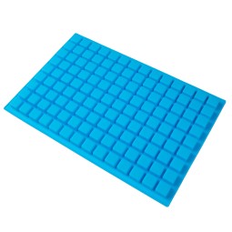 Reusable 126-Panel Rectangular Ice Cube Box Silicone Ice Cube Mold Easy Release Christmas Gift Packaging Chocolate Ice Model