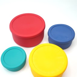 Latest Hot-Selling Silicone Food Storage Container Set Reusable Airtight Silicone Bento Box