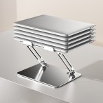 2024 New Lift & Fold Carbon Steel Computer Laptop Stand Ergonomic Design Improve Posture Tool OEM ODM