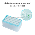 Labor-Saving Easy Clean Plastic Shower Cloth Holder Bathroom Storage Time Management Tool - Soap Dish