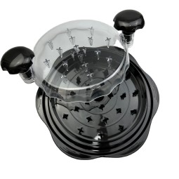 Brand New Design Portable BBQ Tools High-Quality Non-Slip Transparent Cover Ground Meat Chicken Beef Made from PP ABS PC Kitchen Use