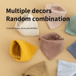 New Reusable Soft Breathable Bib Baby Towel Triangle Bib Scarf