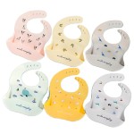 Muslin Tree Wholesale Price Custom Waterproof Bib Baby Silicone Feeding Bib