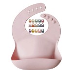 Easy Clean Bib Children Silicone Bib Waterproof Custom Pattern Baby Teething Bib Silicone Feeding Baby Bib