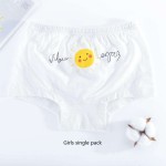 Custom Sample Service 100% Cotton Daily Muslin Tree Underwear Set For Children & Girls Panties With Print Craft and OPP Bag