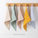 New Reusable Soft Breathable Bib Baby Towel Triangle Bib Scarf