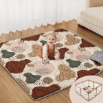 Factory OEM 50x 50 Inch Baby Play Mat Thickened Non-Slip Crawling Mat Baby Play Mat Activity Baby Play Mat
