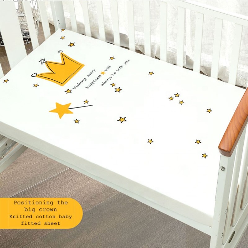 Anti-Static Sheet Cotton Cover Baby Frameless Sheet Anti-Pilling Crib Bedding Sheet