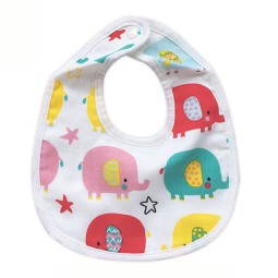 Muslin Tree 100% Cotton Wholesale Washable Baby Bib With Buttons