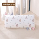 Wholesale Baby Bamboo Fiber Spandex Soft Pillow Cartoon Pattern Portable Detachable Pillowcase Baby Sleep Pillow