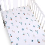 Muslin Winter Sheet Design Fitted Crib Sheet