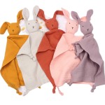 100% Organic Cotton Cute Shape Security Blanket Portable Baby Soothing Blanket Cartoon Pattern Home Hospital Use
