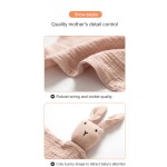 100% Organic Cotton Cute Shape Security Blanket Portable Baby Soothing Blanket Cartoon Pattern Home Hospital Use