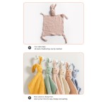 100% Organic Cotton Cute Shape Security Blanket Portable Baby Soothing Blanket Cartoon Pattern Home Hospital Use