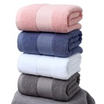 Hot Sale Wholesale Factory 70 * 140 cm Thick 100% Pure Cotton Ultra-Soft Bath Towel Double-Sided Pure Cotton Bath Towel