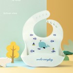 Muslin Tree Wholesale Price Custom Waterproof Bib Baby Silicone Feeding Bib