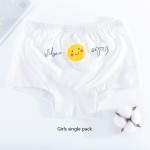 Wholesale Sustainable Organic Cotton Cute Panties Girls Custom Logo Print Children Underwear