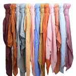 Solid Soft High Organic Cotton Security Blanket Custom Design Baby Wrap