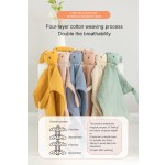 100% Organic Cotton Cute Shape Security Blanket Portable Baby Soothing Blanket Cartoon Pattern Home Hospital Use