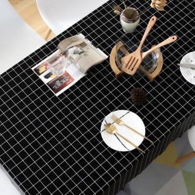 Custom Print Non-Washable Oil-Resistant Tablecloth Waterproof Table Mat Cloth Home Decoration Use