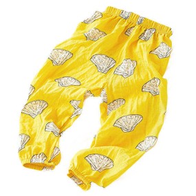 Muslintree Eco-Friendly Comfort Breathable Soft Baby Casual Children Pure Cotton Baby Summer Pants