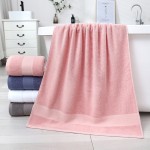 Hot Sale Wholesale Factory 70 * 140 cm Thick 100% Pure Cotton Ultra-Soft Bath Towel Double-Sided Pure Cotton Bath Towel