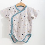 Double Layer Summer Pure Cotton Baby Cloth Onesie Boys Girls