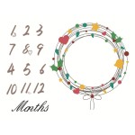 Bedroom Anti-Pilling Muslin Cotton Custom Newborn Monthly Baby Milestone Blanket