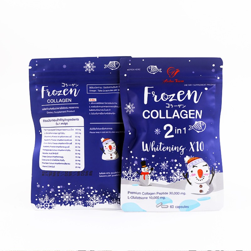 Factory Price Collagen Whitening Capsule Frozen Collagen 2 in 1 Whitening Capsule with Detox and Slimming Skin Care