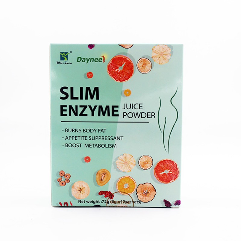 Private Label Fat Reduction Tummy Powder Easy Slimming Weight Loss Natural Plant Fruit Vegetable Enzyme Powder
