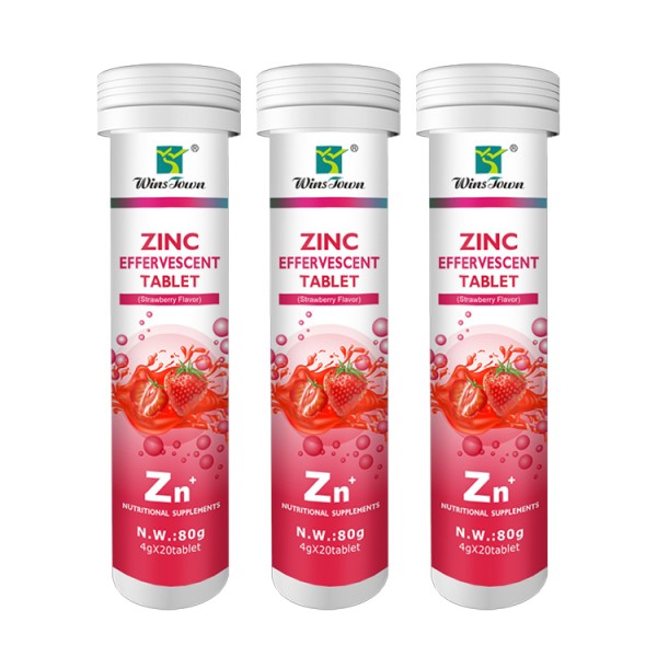 Winstown Zinc Effervescent Tablet Zinc Supplement Private Label Healthcare Supplement Dietary Supplement