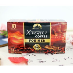 Original Factory X Power Energy Coffee for Men Improve Sperm Quality Tongkat ali Maca Instant Coffee Raw Material for Men