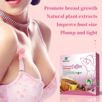 OEM/ODM天然草药速溶咖啡女性丰胸产品木瓜黑咖啡批发定制