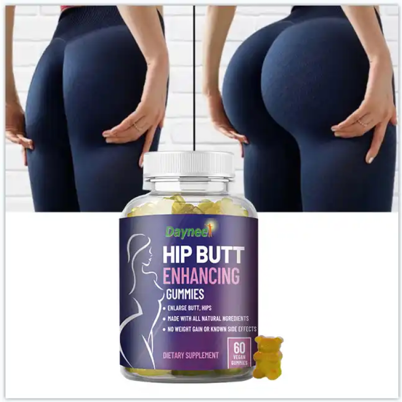 Factory Custom Wholesale Health Gummy Hip Big Butt Enhancement Gummies Candy