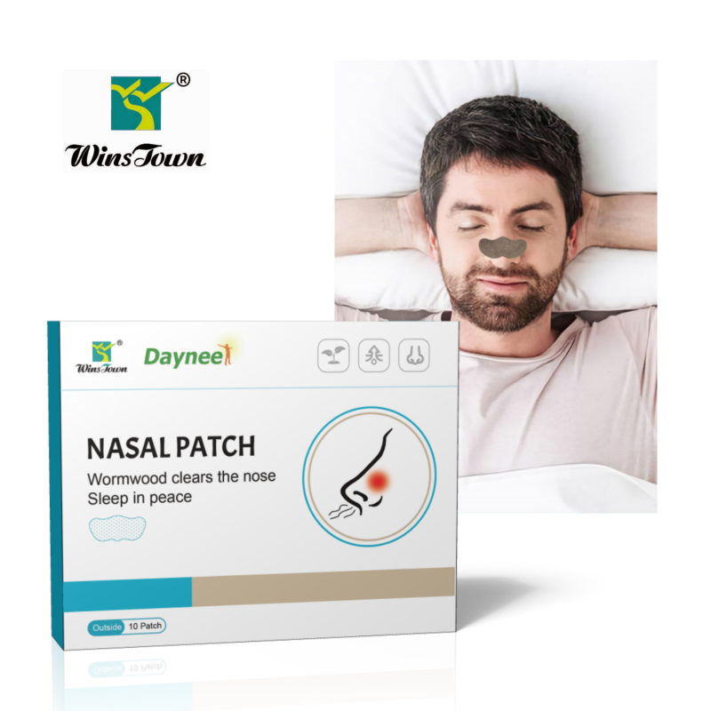 Relieve Nasal Congestion Nasal Stick Products Natural Herb Wormwood Ventilation Nasal Patch Lmprove Sleep Nasal Strips