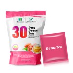 C17燃烧平腹瘦身茶包30天排毒茶控制体重减肥产品30天排毒茶桃味