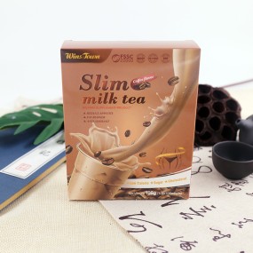 Custom Private Label Detox Flat Belly Weight Loss Milk Tea Bag Best Slimming Herbal Fast Skinny Slim Milk Tea Coffee Flavor