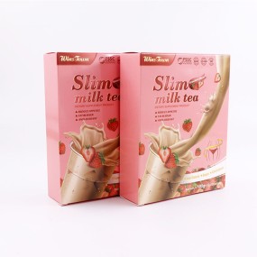 Customization Meal Replacement Shake Powder Slim Weight Loss Diet Strawberry Flavor Slimming Milk Tea
